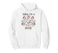Just a Jolly Goose Silly Christmas Festive Goose on Loose Sweat à Capuche