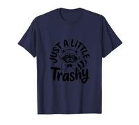Just a Little Trashy Funny Trash Panda Raccoon Meme T-Shirt
