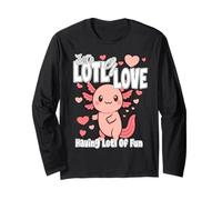 Just a Lots of Love... Have Lots Fun Cute Loving Axolotl Manche Longue