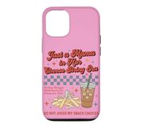 Just A Mama in Her String Cheese Era, Maman rétro pour Tout-Petit Coque pour iPhone 12/12 Pro