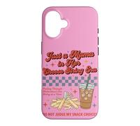 Just A Mama in Her String Cheese Era, Maman rétro pour Tout-Petit Coque pour iPhone 16