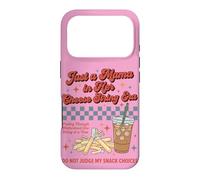 Just A Mama in Her String Cheese Era, Maman rétro pour Tout-Petit Coque pour iPhone 17 Pro