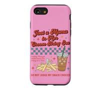 Just A Mama in Her String Cheese Era, Maman rétro pour Tout-Petit Coque pour iPhone SE (2020) / 7/8