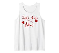Just a Mom Who Loves Ohio Cute Ohio Mom Débardeur