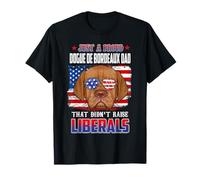 Just A Proud Dogue de Bordeaux Dad Merica Dog 4th of July T-Shirt