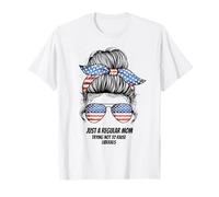 Just A Regular Mom Trying Not Raise Liberals Republican T-Shirt