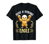 Just A Strong Eagle Child Cancer Awareness Warrior Boxer T-Shirt