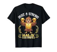Just A Strong Hawk Childhood Cancer Warrior Boxer T-Shirt
