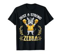 Just A Strong Zebra Child Cancer Awareness Warrior Boxer T-Shirt