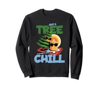 Just a Tree, a Flame, and Chill Sweatshirt