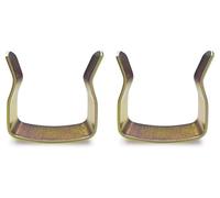 Just Accessories® Clips en U en métal pour sommiers de lit ottoman - Clips en U en acier (lot de 4)