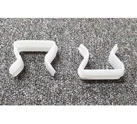 Just Accessories® Clips en U en plastique pour sommiers de lit et sommiers ottoman à joindre - Clips en U en plastique, Plastique, 4 x Plastic U Clips