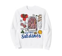 Just Add Sardines Cuisine drôle Amateur de Fruits de mer Nourriture rétro Sweatshirt