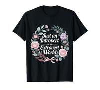 Just an Introvert in an Extrovert World Charme Tranquille |- T-Shirt