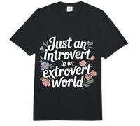 Just an Introvert in an Extrovert World Quiet Charm - Comfort Colors Adult Heavyweight T-Shirt