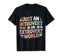Just an Introvert in an Extrovert World Quiet Charm - T-Shirt