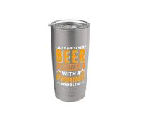 Just Another Beer Dinkker With A Fishing Problem Beer Lover Gobelet isotherme en acier inoxydable double paroi