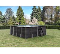 Just Aposé Piscine hors-sol en composite et acier Milly 3,65 x 3,65 m - PISC-6638