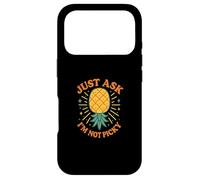 Just Ask I'm Not Picky Inappropriate Ananas Funny Women Coque pour iPhone 17 Pro