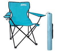 just be Click Fauteuil Pliant Bleu Clair Bleu Brillant