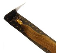 Just Beautiful Hair and Cosmetics Extensions capillaires avec micro anneaux pour pose à froid Cheveux naturels Remy 50 cm 1 g par mèche