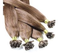 Just Beautiful Hair and Cosmetics Lot de 200 Extensions en cheveux naturels Remy 1 G 60 cm avec kératine