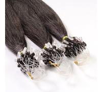 Just Beautiful Hair and Cosmetics Lot de 200 Extensions Remy Loop 1 G 60 cm avec anneaux