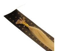 Just Beautiful Hair and Cosmetics Stick Extensions de cheveux naturels - 50 cm 0,5 g/i Tip extensions Micro Anneaux, Remy extensions capillaires
