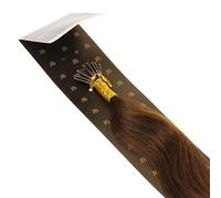 Just Beautiful Hair and Cosmetics Stick Extensions de cheveux naturels - 50 cm 1 g/i Tip extensions Micro Anneaux, Remy extensions capillaires