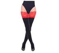 JUST BEAUTY TOUCH Bas opaques 100 deniers 15 cm de profondeur en dentelle Top Nouvelles tailles S à 4XL Hiver Automne Tenue