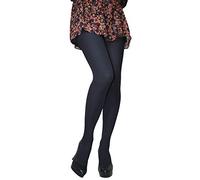 JUST BEAUTY TOUCH Collants semi-opaques en microfibre 40 deniers pour femme, classique, élégant, confortable, disponible en tailles S à 2XL, 15 couleurs, bleu marine, L