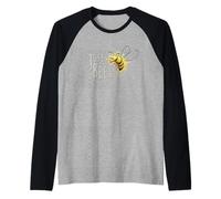 Just Bee, sois toi-même, Petite Abeille à Miel Manche Raglan