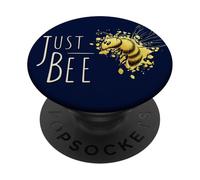 Just Bee, sois toi-même, Petite Abeille à Miel PopSockets PopGrip Adhésif