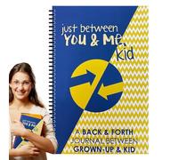 Just Between You and Me Journal pour enfant - Un planificateur de va-et-vient entre adultes et | Me and You Journal d'activités interactif pour avec invites attrayantes