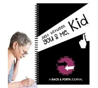 Just Between You and Me Journal pour enfant - Un planificateur de va-et-vient entre adultes et | Me and You Journal d'activités interactif pour avec invites attrayantes