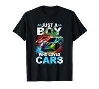 Just Boy Who Loves Cars Cool Sleek Sports Car Amateur T-Shirt