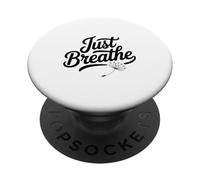 Just Breathe: des Vibrations de méditation Pleine Conscience pour des âmes paisibles PopSockets PopGrip Adhésif