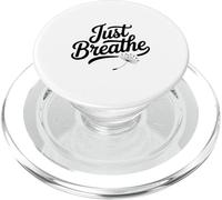 Just Breathe: des Vibrations de méditation Pleine Conscience pour des âmes paisibles PopSockets PopGrip pour MagSafe