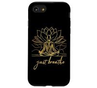 Just Breathe Essence de méditation Lotus Yoga Art Coque pour iPhone SE (2020) / 7/8