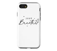 Just Breathe Mindfulness Yoga Soulagement de l'anxiété Coque pour iPhone SE (2020) / 7/8