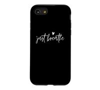 Just Breathe Yogi Yoga Mom Lover Profesor Meditation Coque pour iPhone SE (2020) / 7/8