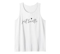 Just Breathe Yogi Yoga Mom Lover Profesor Meditation Débardeur