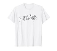 Just Breathe Yogi Yoga Mom Lover Profesor Meditation T-Shirt