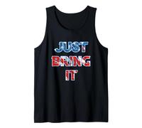 Just Bring It America Rouge Blanc Bleu Débardeur