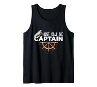Just Call Me Captain - Boating Sailor - Anchor Boat Sailing Débardeur