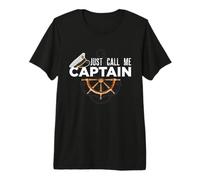 Just Call Me Captain - Boating Sailor - Anchor Boat Sailing T-Shirt Haut de Gamme
