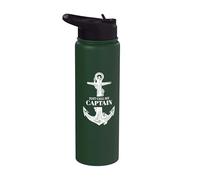 Just Call Me Captain Funny Boat owner Dad Men Father Day Stainless Steel Insulated Water Bottle