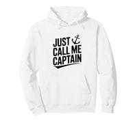 Just Call Me Captain Humour Nautique Humoristique Sweat à Capuche