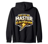 Just Call Me Master Electrician Electrical Worker Bolt Citation Sweat à Capuche