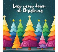 Just Cards Direct Lot de 10 cartes de Noël chrétiennes avec verset biblique 1 Jean 4:9 à l'intérieur de ces cartes de Noël religieuses